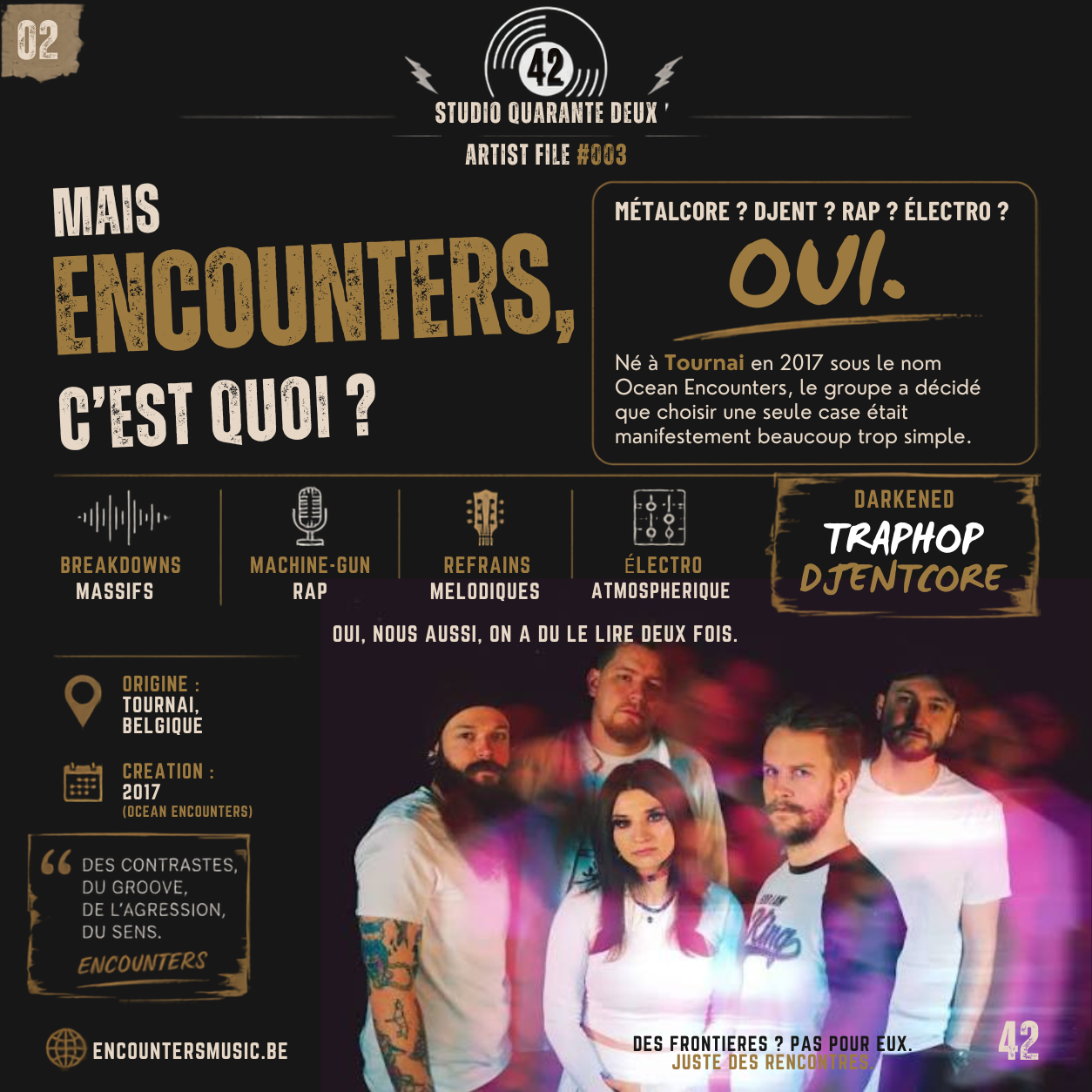 Visuel Encounters - Mais Encounters, c'est quoi ?