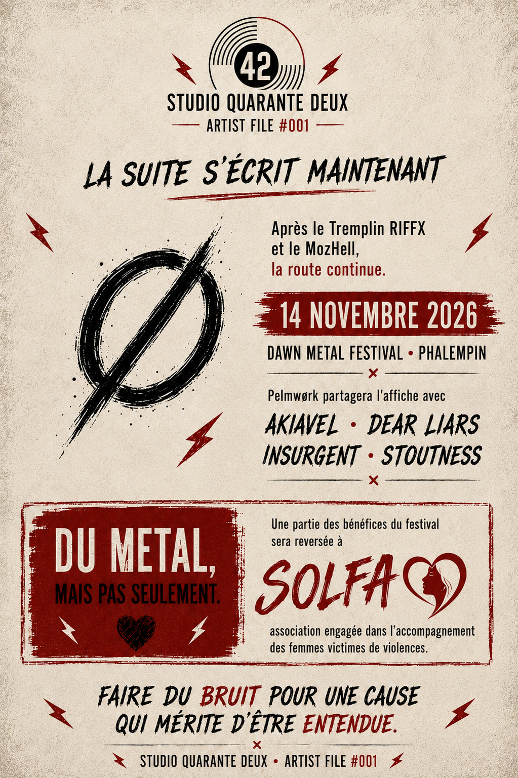 Pelmwørk — La suite s'écrit maintenant — Dawn Metal Festival 2026